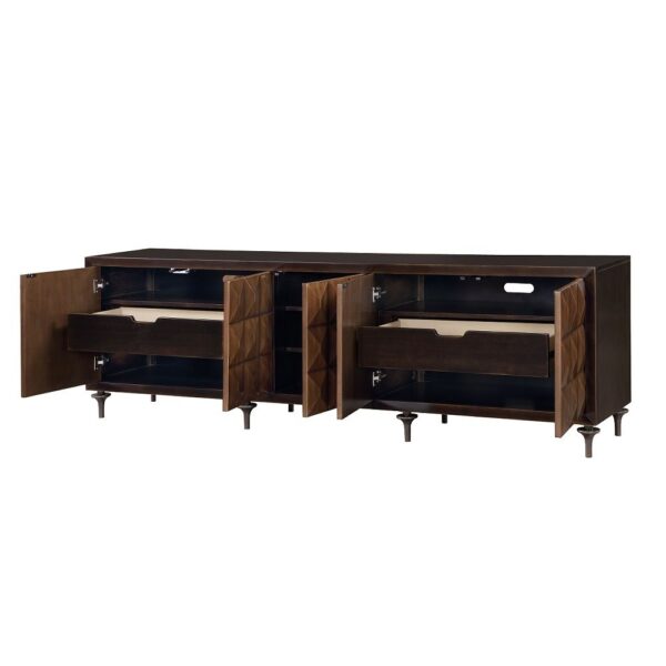 Forged Bronze & Espresso Finish Diya Console Cabinet AC02503 By ACME 10