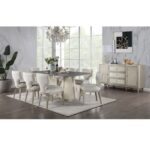 Champagne Kasa Server DN02013 By ACME Servers Mobilia Cleopatra 8 Champagne Kasa Server DN02013 By ACME 8