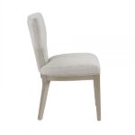 Linen & Champagne Finish Kasa Side Chair (Set-2) DN02012 By ACME Dining Chair & Bench Mobilia Cleopatra 12 Linen & Champagne Finish Kasa Side Chair (Set-2) DN02012 By ACME 12