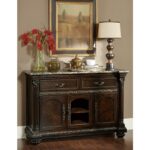 Cherry finish with gold tipping Russian Hill Collection Rustic Server By Homelegance Servers Mobilia Cleopatra 23 Cherry finish with gold tipping Russian Hill Collection Rustic Server By Homelegance 23