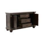 Cherry finish with gold tipping Russian Hill Collection Rustic Buffet By Homelegance Curio & Buffet Mobilia Cleopatra 13 Cherry finish with gold tipping Russian Hill Collection Rustic Buffet By Homelegance 13