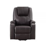 Brown Leather Aire Evander Power Lift Recliner By ACME Recliners Mobilia Cleopatra 16 Brown Leather Aire Evander Power Lift Recliner By ACME 16