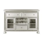 Silver Bevelle Collection Server By Homelegance Servers Mobilia Cleopatra 13 Silver Bevelle Collection Server By Homelegance 13