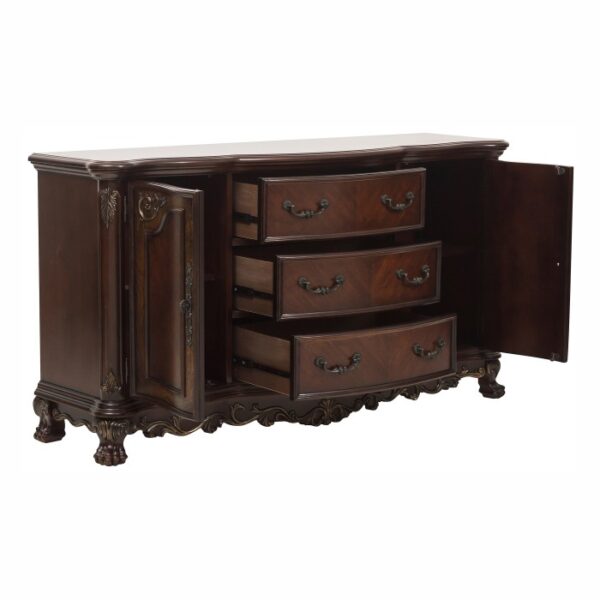 Cherry Deryn Park Collection Server By Homelegance 14