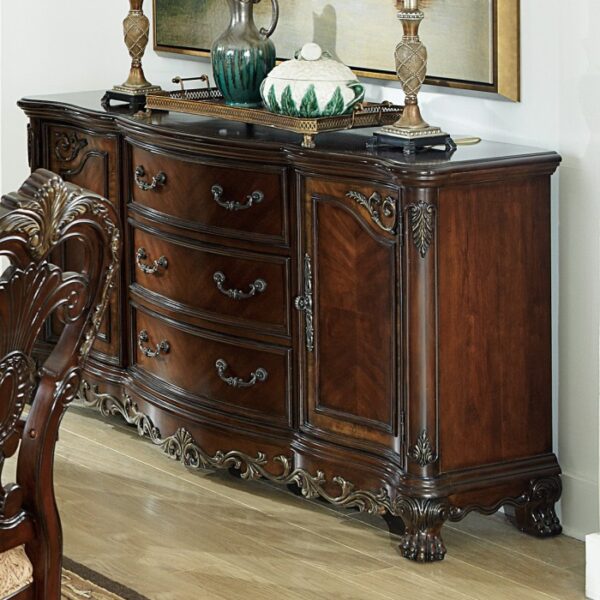 Cherry Deryn Park Collection Server By Homelegance 18