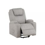 Recliner with Power Lift & Massage in Light Gray Chenille LV02180 By ACME Recliners Mobilia Cleopatra 23 Recliner with Power Lift & Massage in Light Gray Chenille LV02180 By ACME 23