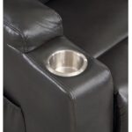 Gunmetal Leather Evander Recliner w/Power Lift & Massage LV02182 By ACME Recliners Mobilia Cleopatra 21 Gunmetal Leather Evander Recliner w/Power Lift & Massage LV02182 By ACME 21