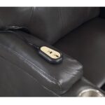 Gunmetal Leather Evander Recliner w/Power Lift & Massage LV02182 By ACME Recliners Mobilia Cleopatra 22 Gunmetal Leather Evander Recliner w/Power Lift & Massage LV02182 By ACME 22
