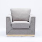 Gray Linen Valin Chair LV01746 By ACME Living Chairs Mobilia Cleopatra 14 Gray Linen Valin Chair LV01746 By ACME 14