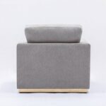 Gray Linen Valin Chair LV01746 By ACME Living Chairs Mobilia Cleopatra 16 Gray Linen Valin Chair LV01746 By ACME 16