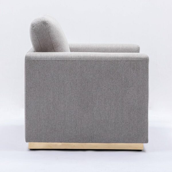 Gray Linen Valin Loveseat LV01745 By ACME 10