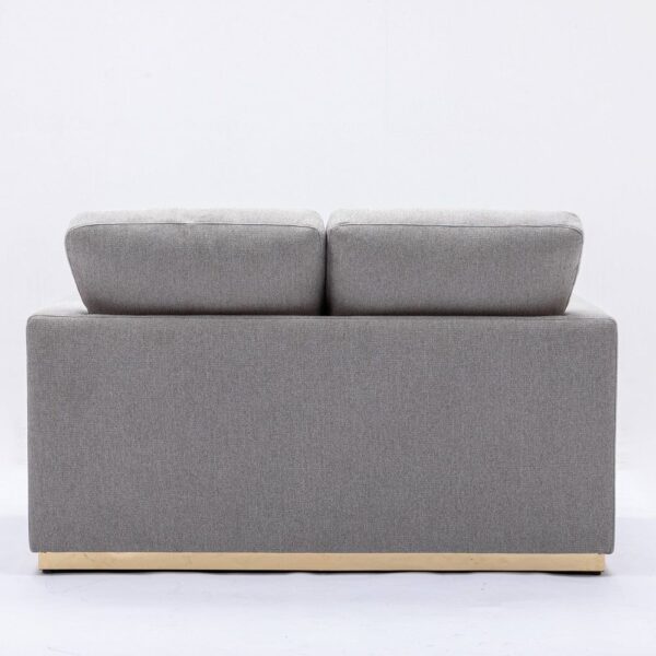 Gray Linen Valin Loveseat LV01745 By ACME 11