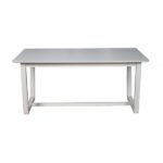 White Saree Dining Table DN02350 By ACME Luxury Dining Tables Mobilia Cleopatra 7 White Saree Dining Table DN02350 By ACME 7