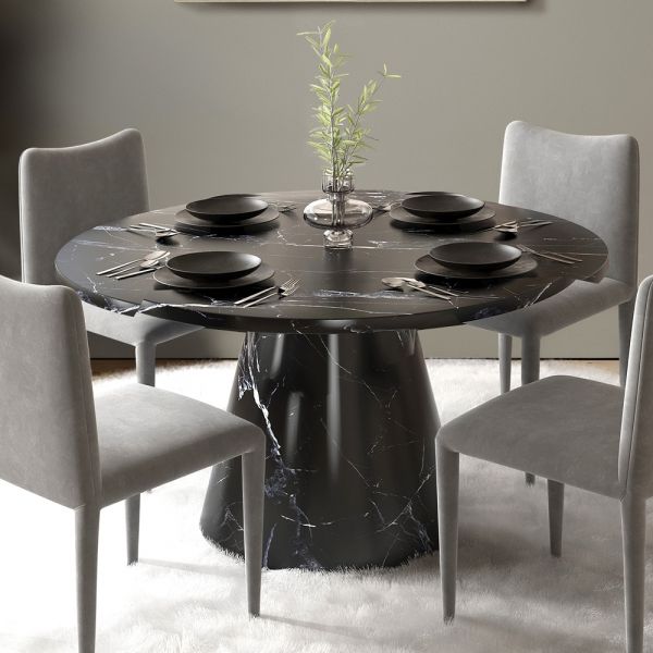 Hollis Dining Table W/Engineering Stone Top DN02155 By ACME