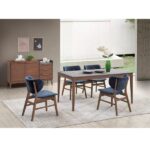 Walnut Bevis Server DN02419 By ACME Servers Mobilia Cleopatra 14 Walnut Bevis Server DN02419 By ACME 14