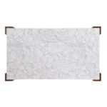Hettie Brown Dining Table W/Engineeed Stone Top DN02157 By ACME 18
