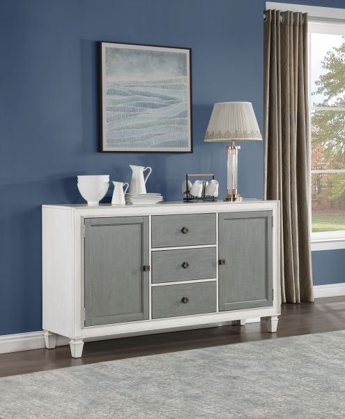Rustic Gray Katia Server DN02276 By ACME