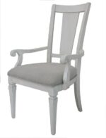 Light Gray Linen Katia Arm Chair DN02488 By ACME Dining Chair & Bench Mobilia Cleopatra 9 Light Gray Linen Katia Arm Chair DN02488 By ACME 9