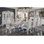 Bone White Dresden Arm Chair (Set-2) DN02243 By ACME 8