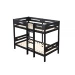Black Ekko Twin/Twin Bunk Bed BD01910 By ACME Bunk and Loft Beds Mobilia Cleopatra 10 Black Ekko Twin/Twin Bunk Bed BD01910 By ACME 10
