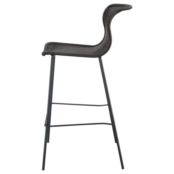 Mckinley Upholstered Bar Stools with Footrest (Set of 2) Brown and Sandy Black 192040 By Coaster Furniture 13
