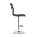 Ashbury Upholstered Adjustable Bar Stools Black and Chrome (Set of 2) 122087 By Coaster Furniture 16