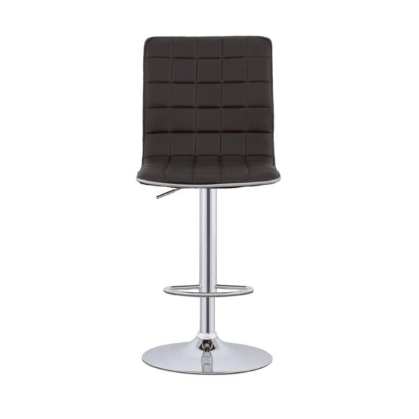 Ashbury Upholstered Adjustable Bar Stools Black and Chrome (Set of 2) 122087 By Coaster Furniture 10