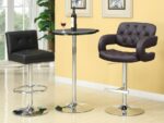 Brandi Adjustable Bar Stool Chrome and Brown 102556 By Coaster Furniture 21
