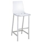 Juelia Bar Stools Chrome and Clear Acrylic (Set of 2) 100295 By Coaster Furniture 19