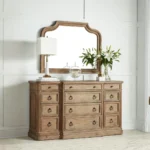 12 Drawer Almond Dresser