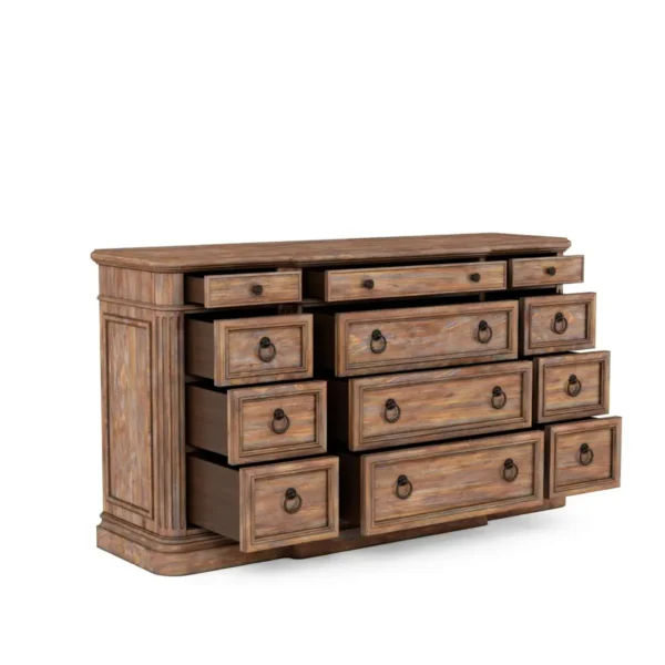 Architrave - 12 Drawer Almond Dresser By Art Furniture - Image 3