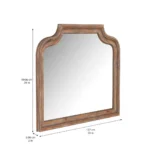 Architrave Almond Mirror By Art Furniture - Image 3