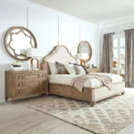 Architrave-Round Almond Mirror By Art Furniture - Image 3