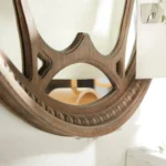 Architrave-Round Almond Mirror By Art Furniture - Image 2