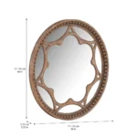 Architrave-Round Almond Mirror By Art Furniture - Image 4