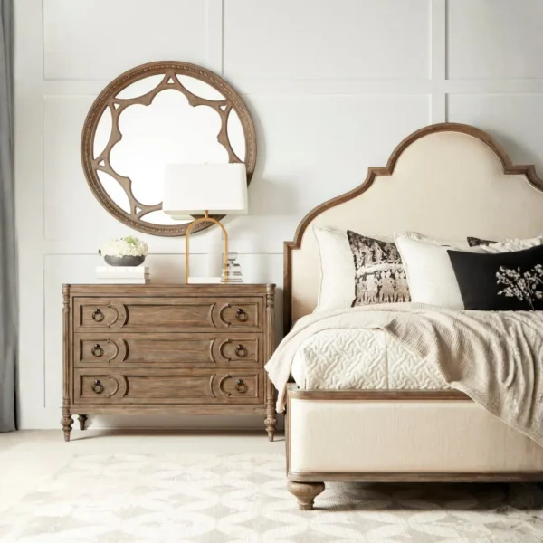 Architrave-Round Almond Mirror By Art Furniture - Image 5