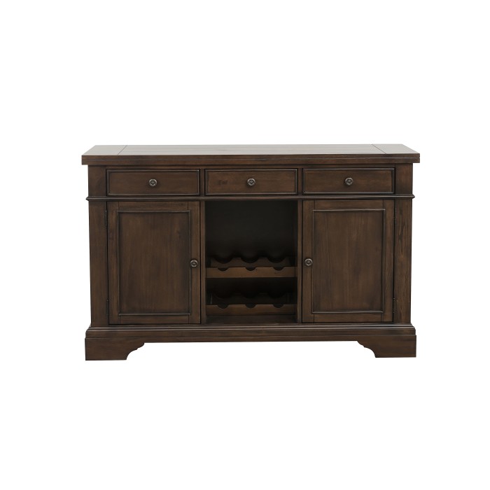 Dark Cherry Reid Collection Buffet By Homelegance