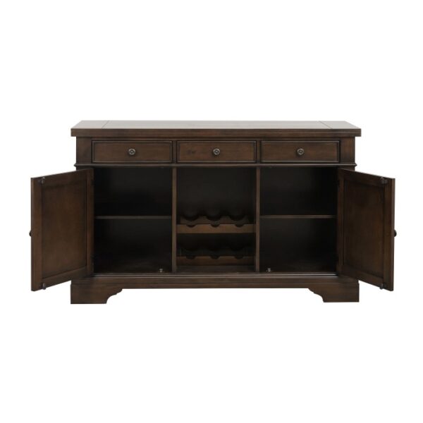 Dark Cherry Reid Collection Buffet By Homelegance 11