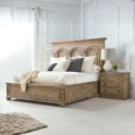 Almond Panel Bed