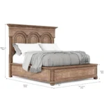 Architrave 6/6 Almond Panel Bed By Art Furniture - Image 5