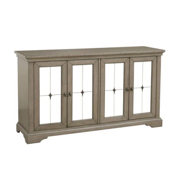 Gray cashmere finish Vermillion Collection Server By Homelegance 9