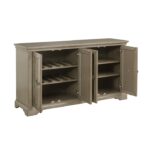 Gray cashmere finish Vermillion Collection Server By Homelegance 16