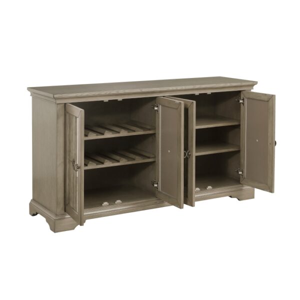 Gray cashmere finish Vermillion Collection Server By Homelegance 11