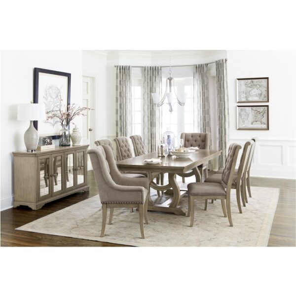 Gray cashmere finish Vermillion Collection Server By Homelegance 12