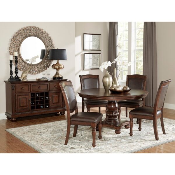 Brown Cherry Lordsburg Collection Server By Homelegance 6