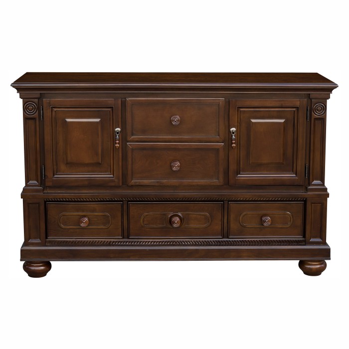 Brown Cherry Buffet Lordsburg Collection Server By Homelegance