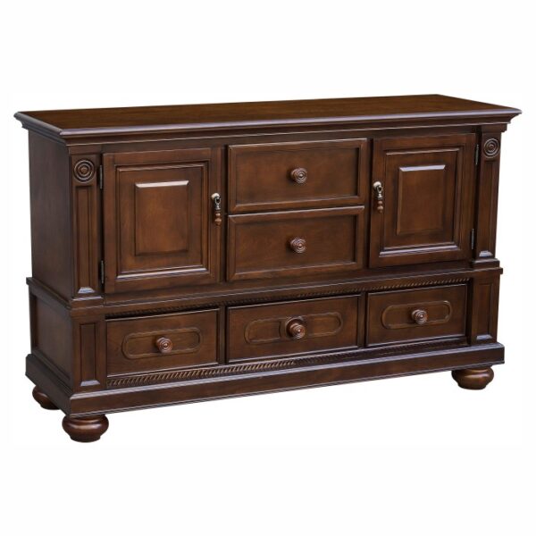 Brown Cherry Buffet Lordsburg Collection Server By Homelegance 12
