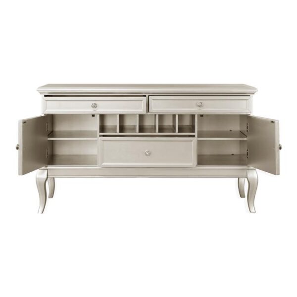 Silver Crawford Collection Server By Homelegance 11