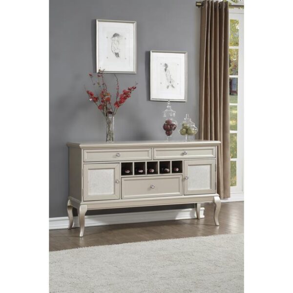 Silver Crawford Collection Server By Homelegance 13