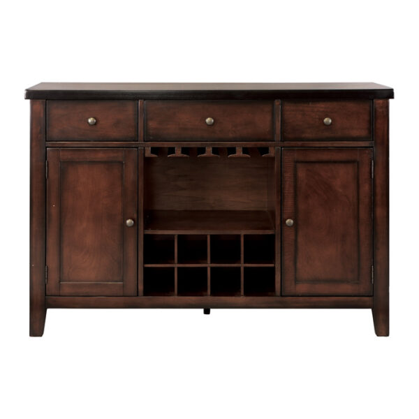 Cherry Mantello Collection Server By Homelegance 8